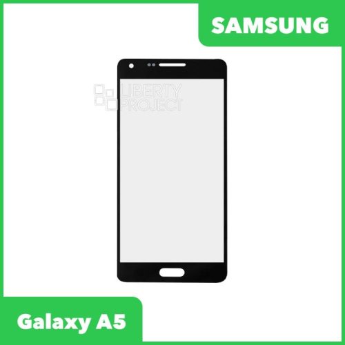 Стекло + OCA плёнка для переклейки Samsung A500F Galaxy A5 (черный)