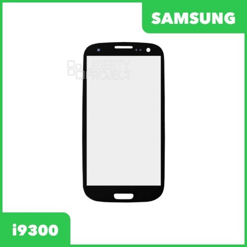 Стекло + OCA плёнка для переклейки Samsung i9300 (черный)