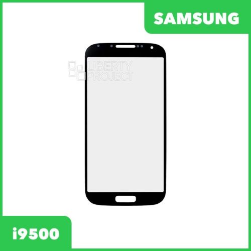 Стекло + OCA плёнка для переклейки Samsung i9500 (синий)