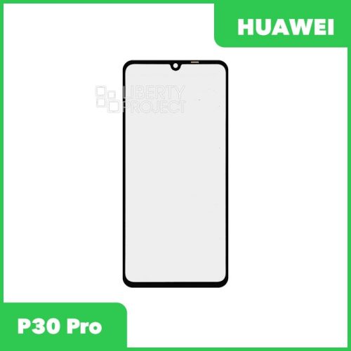 Стекло + OCA плёнка для переклейки Huawei P30 Pro (VOG-L29) (черный)