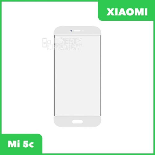 Стекло + OCA пленка для переклейки Xiaomi Mi 5c (белый)