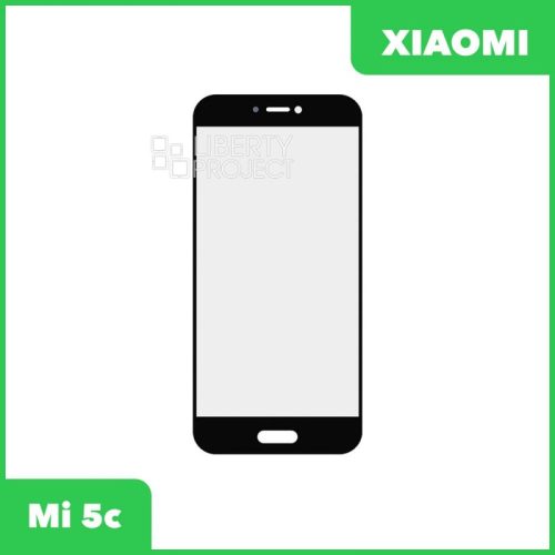 Стекло + OCA пленка для переклейки Xiaomi Mi 5c (черный)