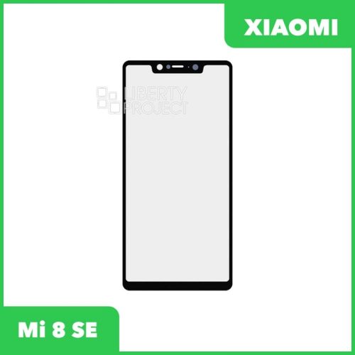 Стекло + OCA пленка для переклейки Xiaomi Mi 8 SE (черный)