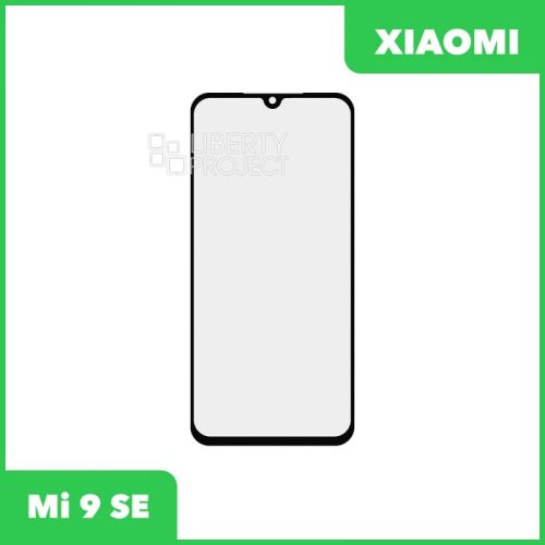 Стекло + OCA пленка для переклейки Xiaomi Mi 9 SE (черный)