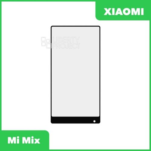 Стекло + OCA пленка для переклейки Xiaomi Mi Mix (черный)