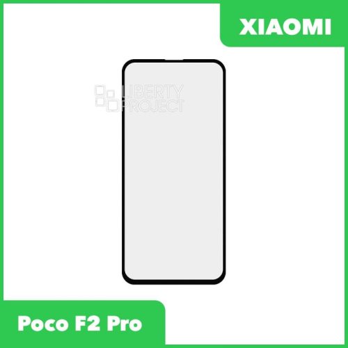 Стекло + OCA пленка для переклейки Xiaomi Poco F2 Pro (черный)