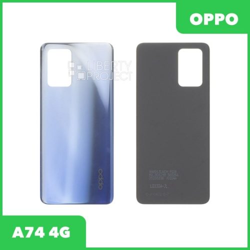 Задняя крышка для OPPO A74 4G (синий)