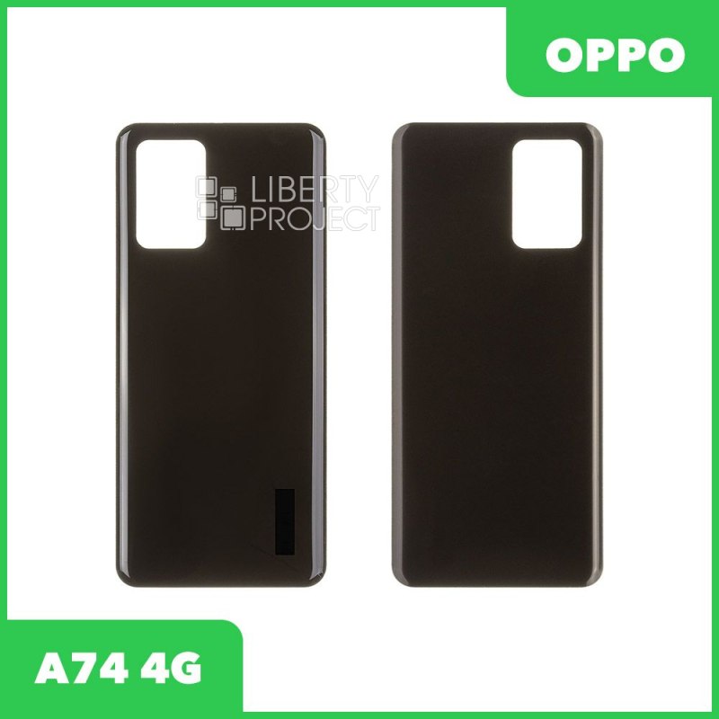 Задняя крышка для OPPO A74 4G (черный)