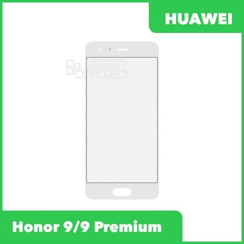 Стекло + OCA плёнка для переклейки Huawei Honor 9/9 Premium (STF-L09) (белый)