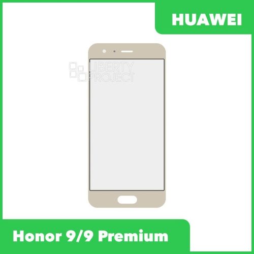 Стекло + OCA плёнка для переклейки Huawei Honor 9/9 Premium (STF-L09) (золото)