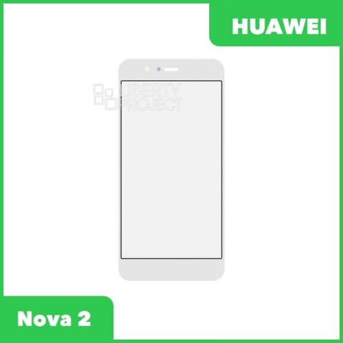 Стекло + OCA плёнка для переклейки Huawei Nova 2 (5″) (PIC-LX9) (белый)