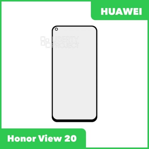 Стекло + OCA плёнка для переклейки Huawei Honor View 20 (PCT-L29) (черный)