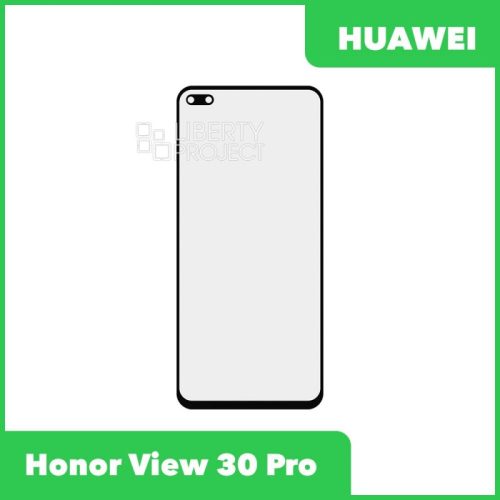 Стекло + OCA плёнка для переклейки Huawei Honor View 30 Pro (OXF-AN10) (черный)