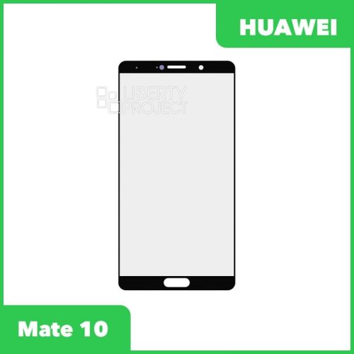 Стекло + OCA плёнка для переклейки Huawei Mate 10 (черный)
