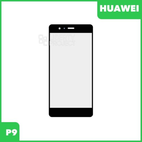 Стекло + OCA плёнка для переклейки Huawei P9 (EVA-L19) (черный)