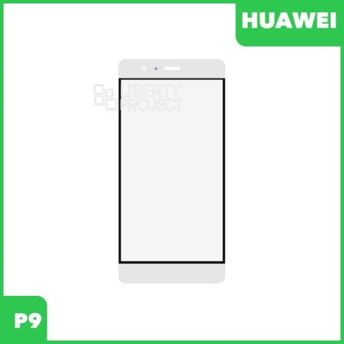 Стекло + OCA плёнка для переклейки Huawei P9 (EVA-L19) (белый)