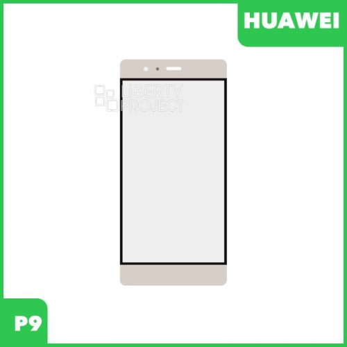 Стекло + OCA плёнка для переклейки Huawei P9 (EVA-L19) (золото)