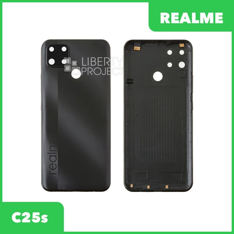 Задняя крышка для Realme C25s (серый)