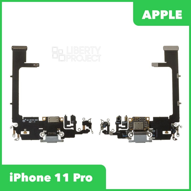 Шлейф зарядки для iPhone 11 Pro (белый, оригинал)