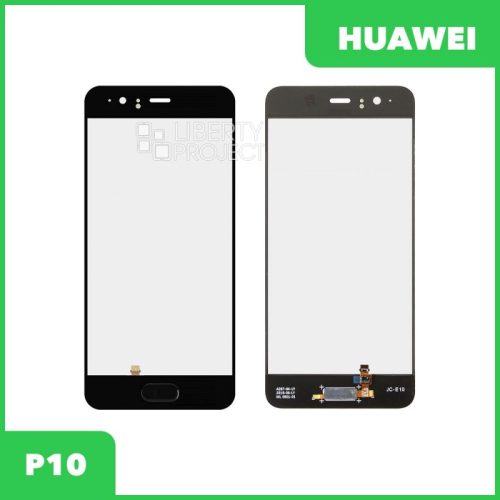 Стекло + OCA плёнка для переклейки Huawei P10 (VTR-L09/VTR-L29) (черный)