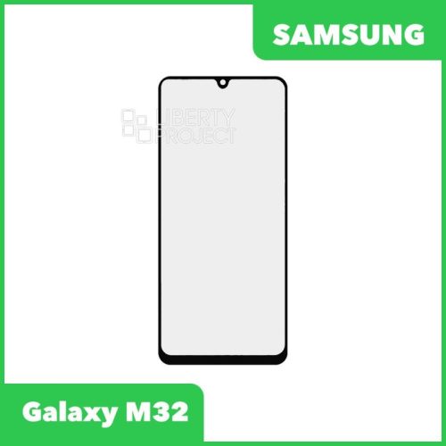 Стекло + OCA плёнка для переклейки SM-A325F / M325F Galaxy A32 4G / M32 (черный) [samsung sm m325 galaxy m32]