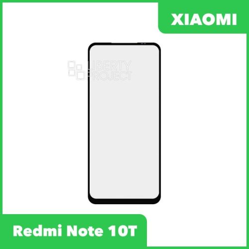 Стекло + OCA пленка для переклейки Xiaomi Redmi 10 / Note 10T / Note 10 (5G) / POCO M3 Pro (черный) [xiaomi redmi note 10t]