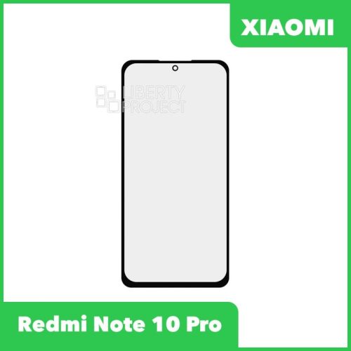 Стекло + OCA пленка для переклейки Xiaomi Redmi Note 10 Pro 5G / POCO X3 GT (черный)