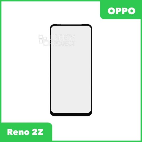 Стекло + OCA плёнка для переклейки Oppo Reno 2Z (черный)