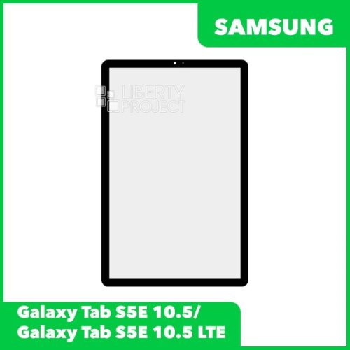 Стекло + OCA пленка для переклейки Samsung Galaxy SM-T720/T725 Tab S5E 10.5″ (черный)