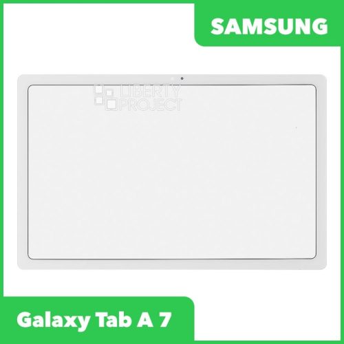 Стекло + OCA плёнка для переклейки Samsung SM-T505/T500 Galaxy Tab A 7 (белый)