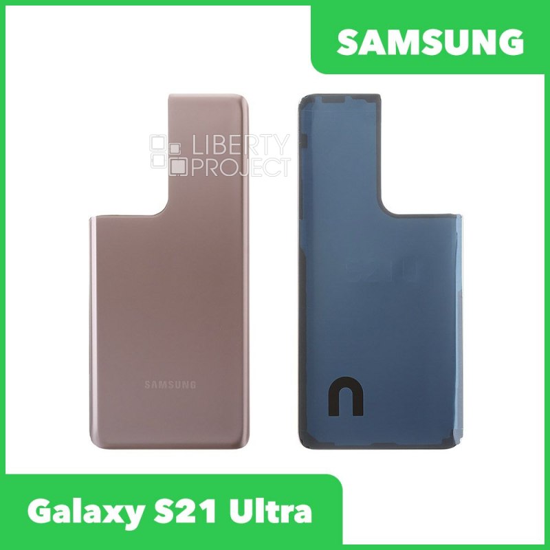 Задняя крышка для Samsung Galaxy S21 Ultra (Бронзовый)