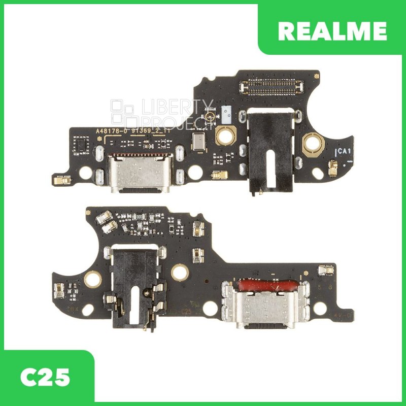 _Шлейф/FLC Realme C25 (RMX3191) / C25S (RMX3195) на системный разъём/микрофон