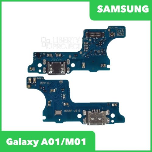 Шлейф зарядки для Samsung Galaxy A01 (узкий коннектор)