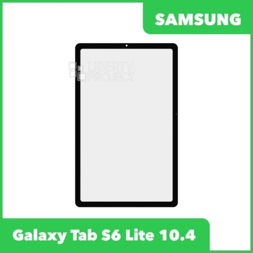Стекло + OCA пленка для переклейки Samsung SM-P610/SM-P615 Galaxy Tab S6 Lite 10.4 (черный)