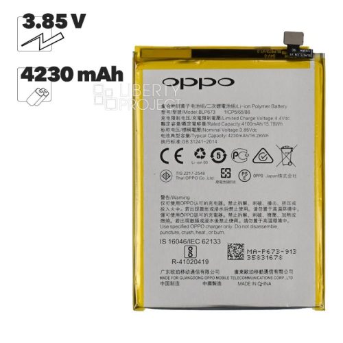 Аккумулятор (АКБ) для OPPO A3s/A5/A5s/AX7/A12 (Бюджет)
