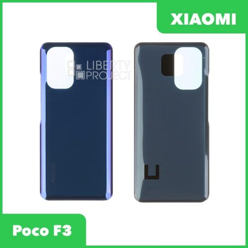Задняя крышка для Xiaomi POCO F3 (Синий)