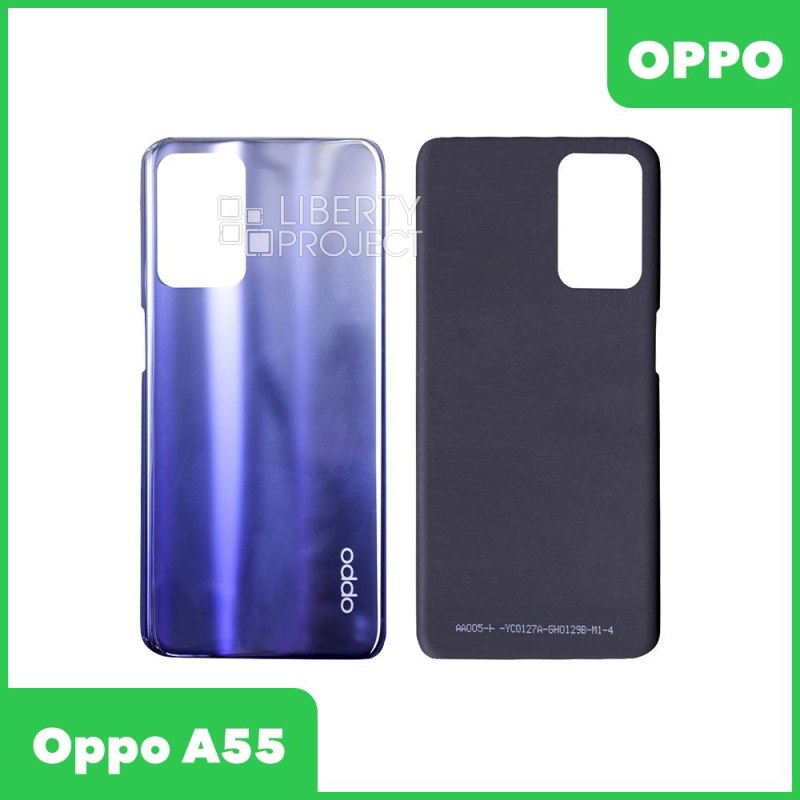 Задняя крышка для OPPO A55 4G (синий)