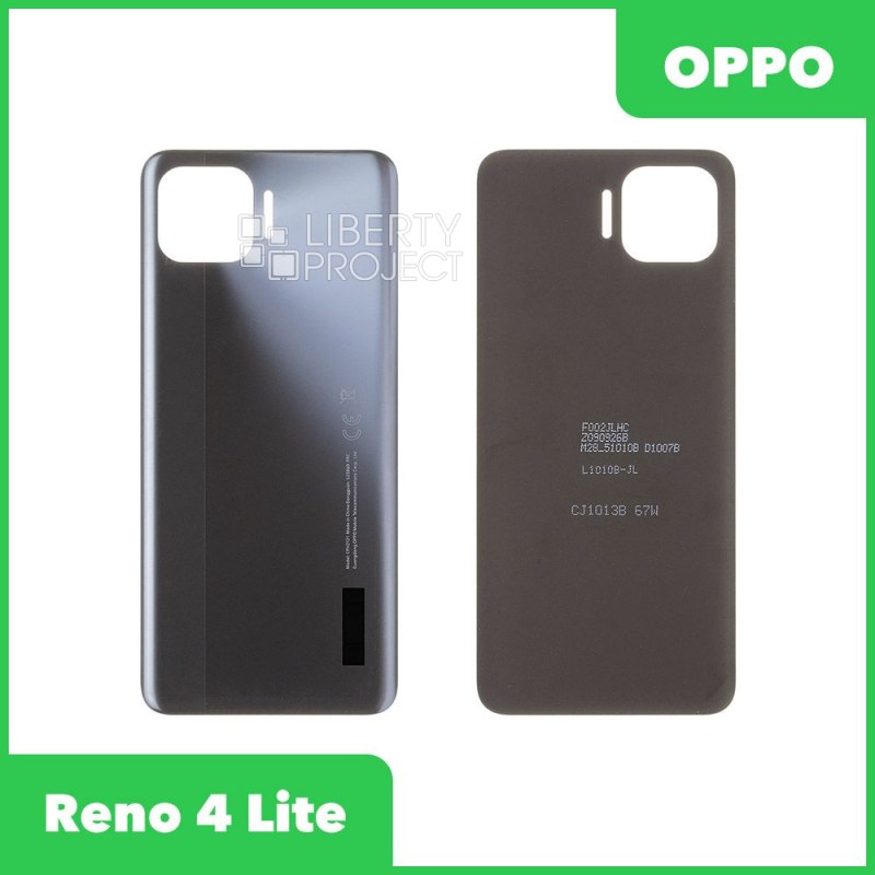 Задняя крышка для Oppo Reno 4 Lite (черный)