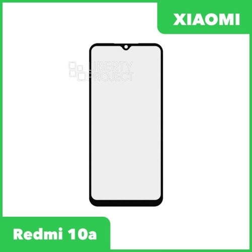 Стекло + OCA пленка для переклейки Xiaomi Redmi 9A / 9C / 10A / 9AT / POCO C3 (черный) [xiaomi redmi 10a]