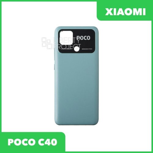 Задняя крышка для Xiaomi POCO C40 (Зеленый)