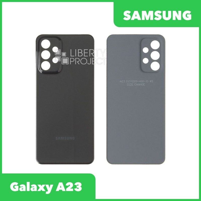 Задняя крышка для Samsung Galaxy A23 (Черный)