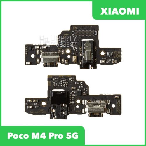 _Шлейф/FLC Xiaomi Redmi Note 11S 5G / POCO M4 Pro 5G на системный разъём/разъём гарнитуры/микрофон