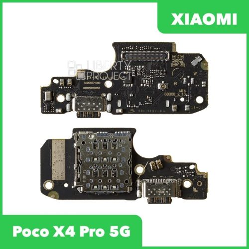 Шлейф зарядки для Xiaomi Poco X4 Pro 5G (2201116PG)