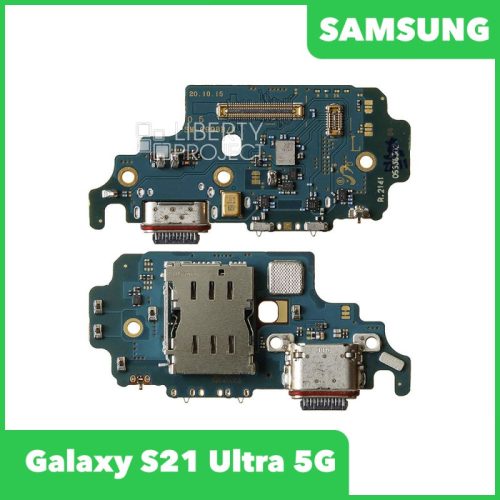 Шлейф зарядки для Samsung Galaxy S21 Ultra SM-G998 (ориг.)