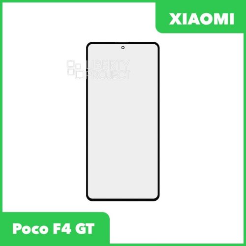 Стекло + OCA пленка для переклейки Xiaomi Poco F4 GT (черный)