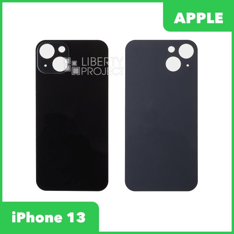 Задняя крышка для iPhone 13 (Черный, составная)