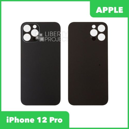 Задняя крышка для iPhone 12 Pro составная (черный, составная)