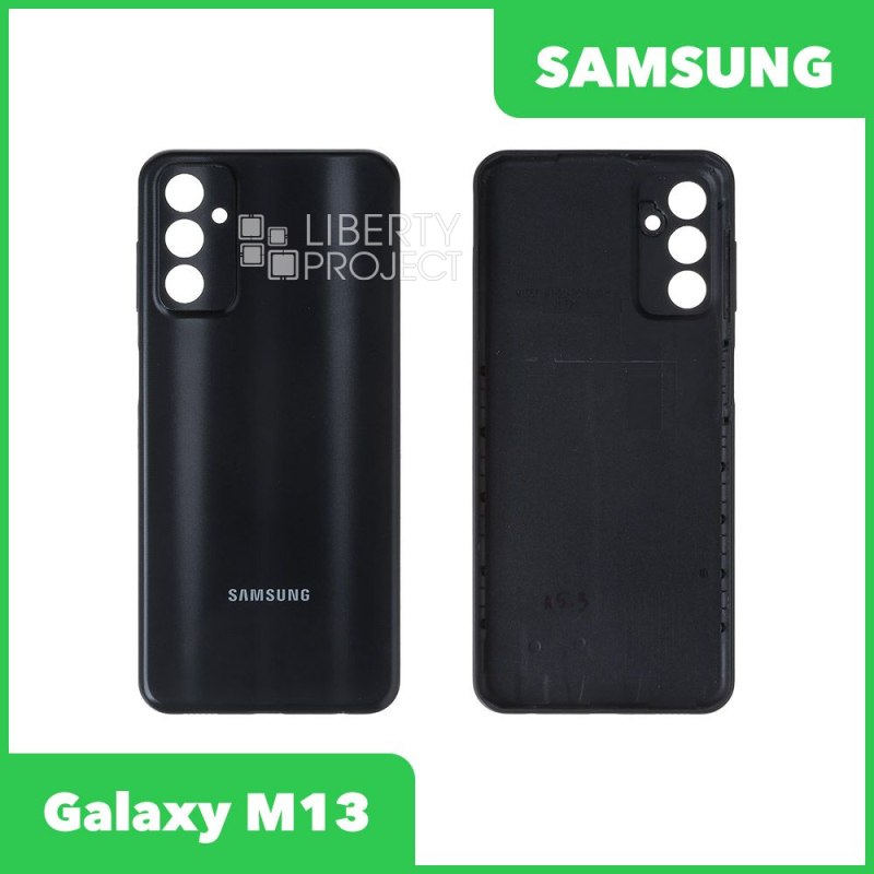 Задняя крышка для Samsung Galaxy M13 (Черный)