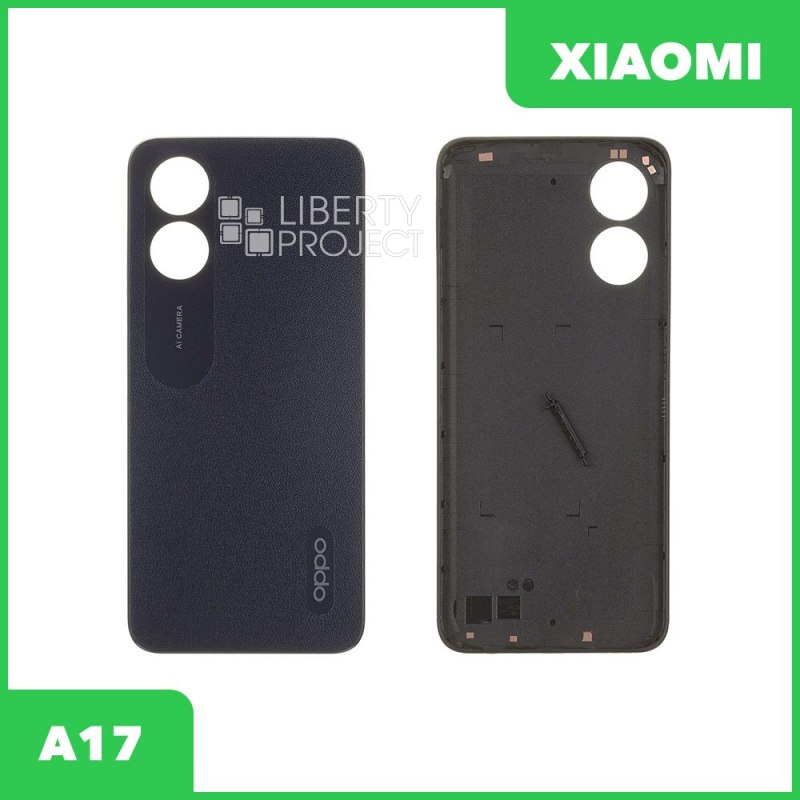 Задняя крышка для OPPO A17 (черный)