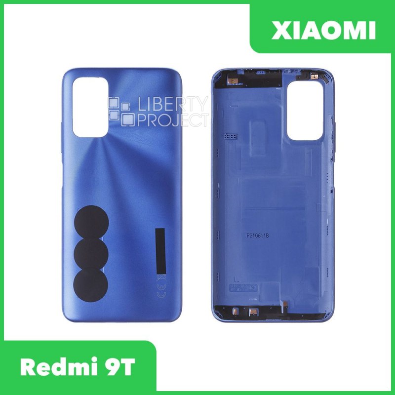 Задняя крышка для Xiaomi Redmi 9T (Синий)